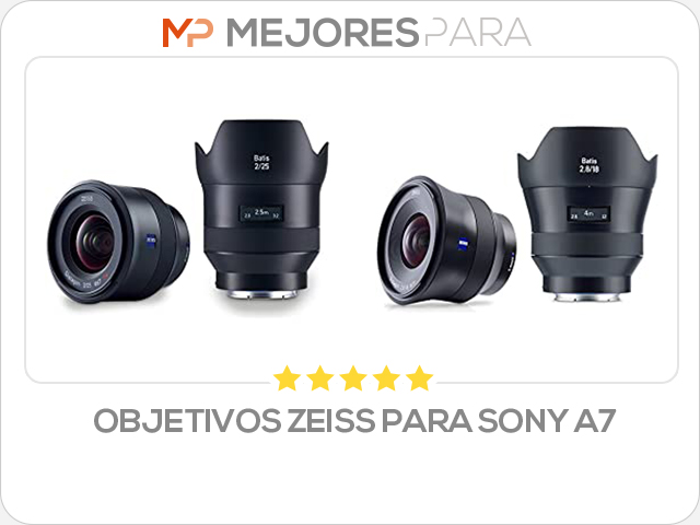 objetivos zeiss para sony a7