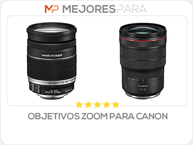 objetivos zoom para canon