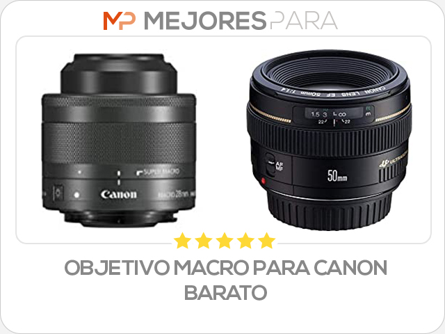 objetivo macro para canon barato