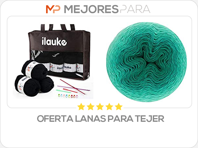 oferta lanas para tejer