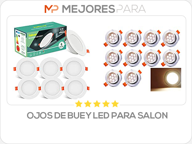 ojos de buey led para salon