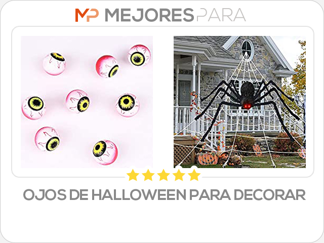 ojos de halloween para decorar