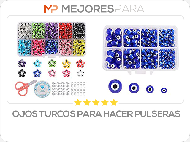 ojos turcos para hacer pulseras