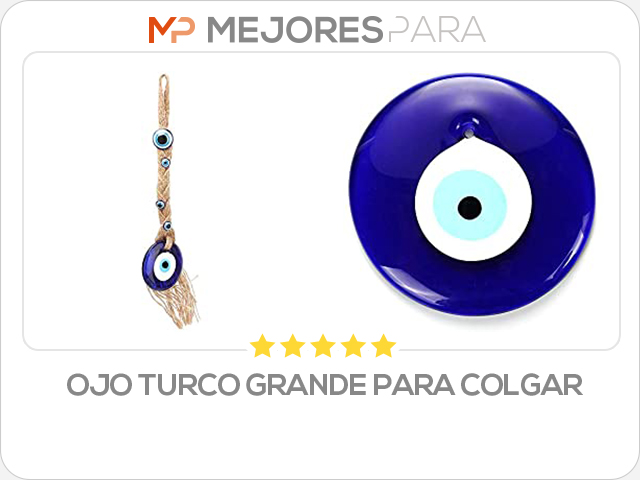 ojo turco grande para colgar