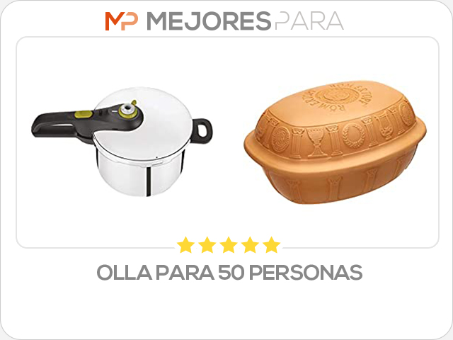 olla para 50 personas