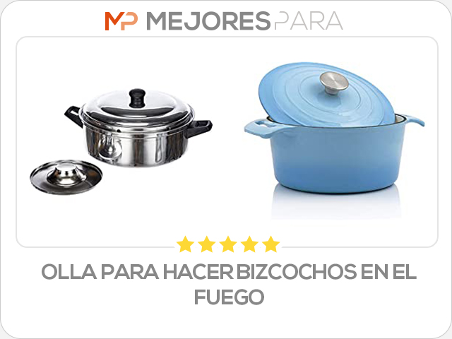 olla para hacer bizcochos en el fuego