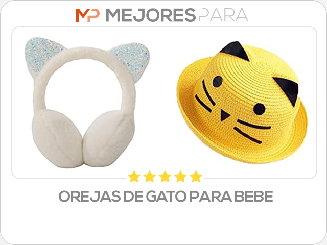 orejas de gato para bebe