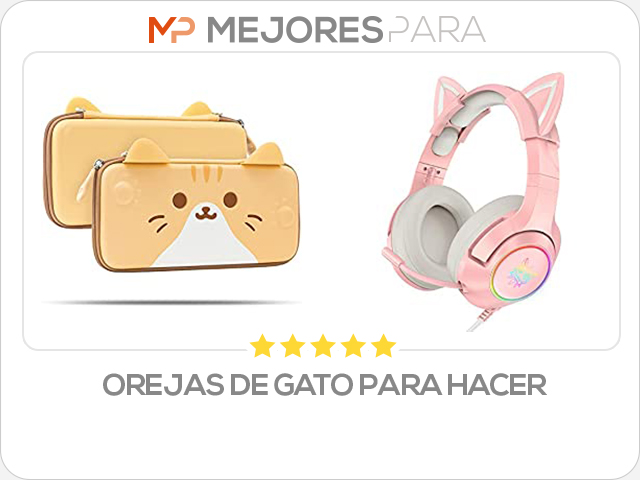 orejas de gato para hacer