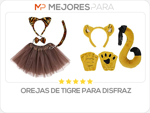 orejas de tigre para disfraz