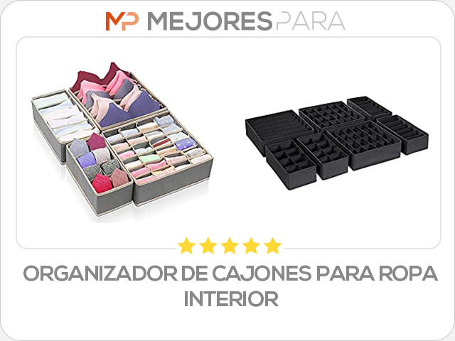 organizador de cajones para ropa interior