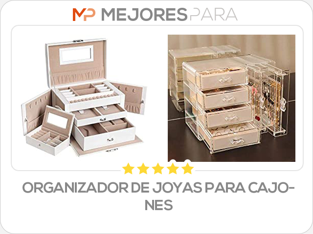 organizador de joyas para cajones