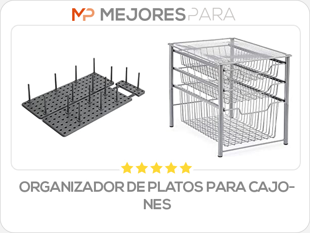 organizador de platos para cajones