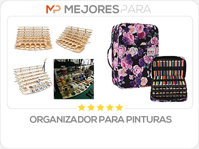 organizador para pinturas