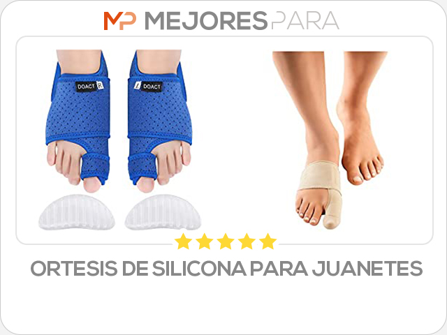 ortesis de silicona para juanetes