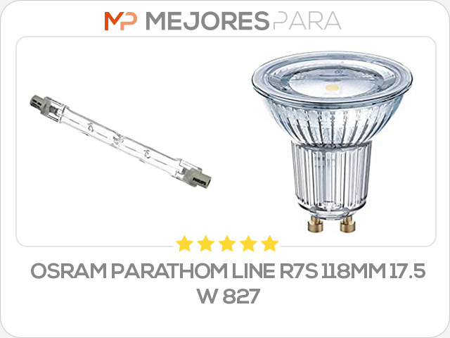 osram parathom line r7s 118mm 17.5 w 827