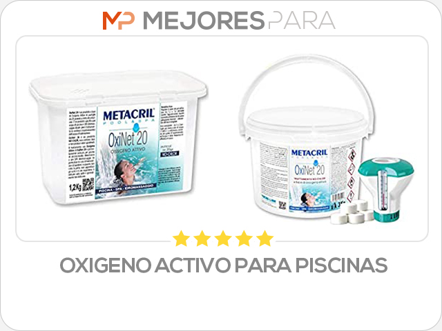 oxigeno activo para piscinas