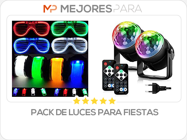 pack de luces para fiestas