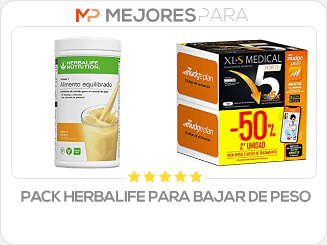 pack herbalife para bajar de peso