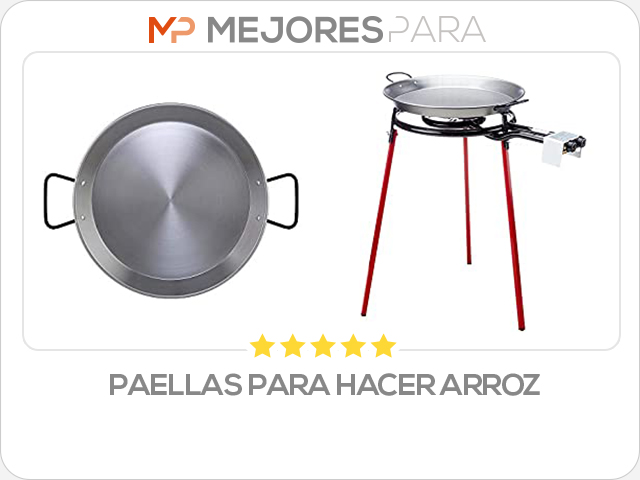 paellas para hacer arroz