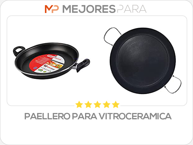 paellero para vitroceramica