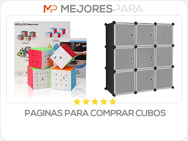 paginas para comprar cubos