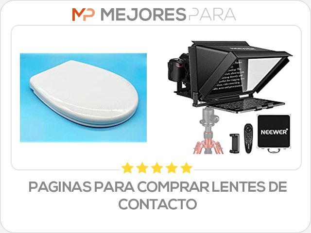 paginas para comprar lentes de contacto