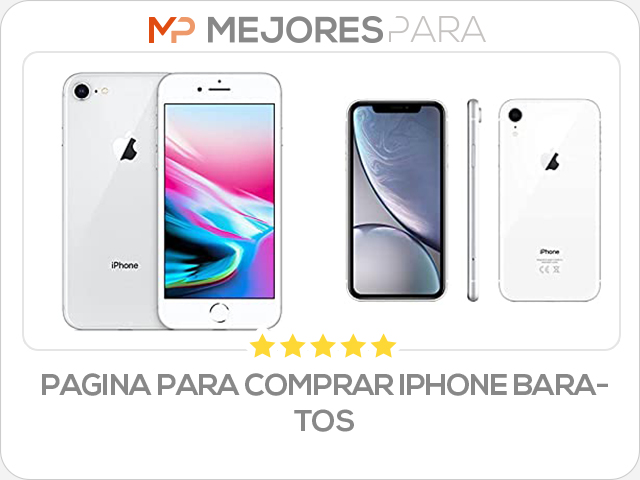 pagina para comprar iphone baratos