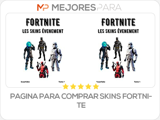 pagina para comprar skins fortnite