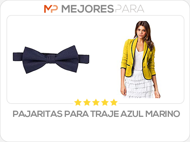 pajaritas para traje azul marino