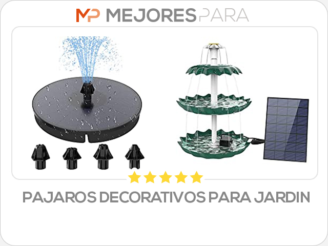 pajaros decorativos para jardin