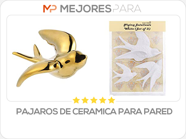 pajaros de ceramica para pared