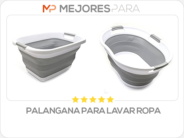 palangana para lavar ropa