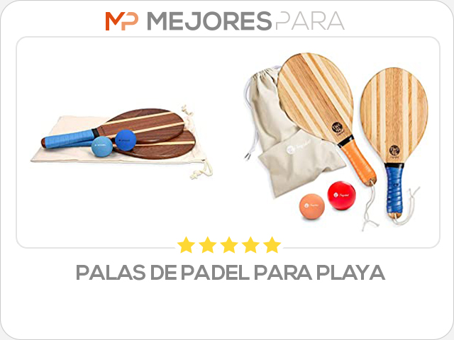 palas de padel para playa