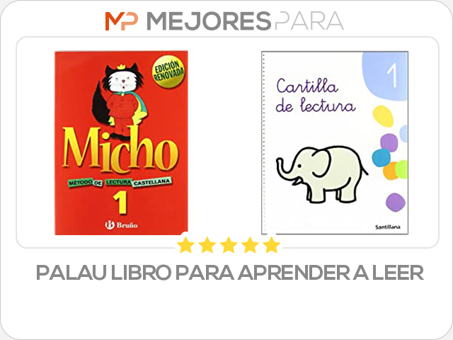 palau libro para aprender a leer