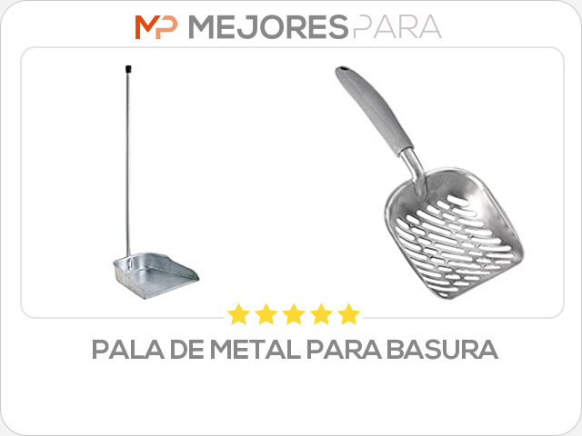 pala de metal para basura