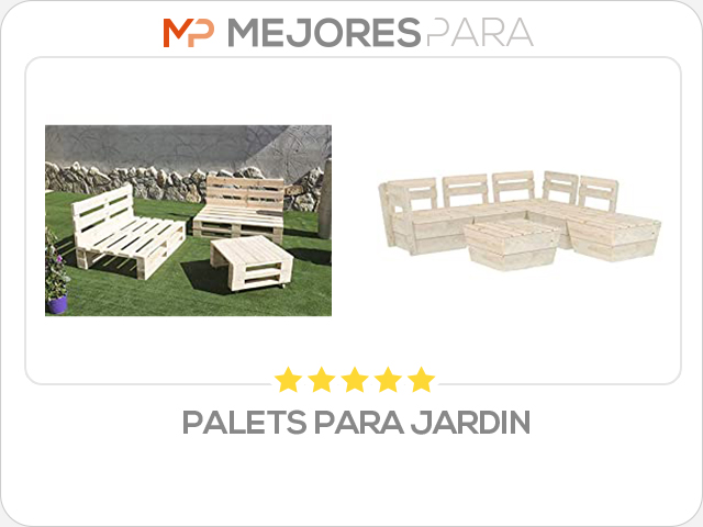 palets para jardin