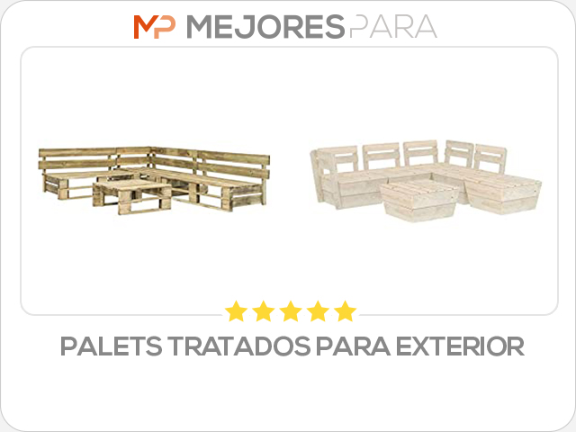 palets tratados para exterior