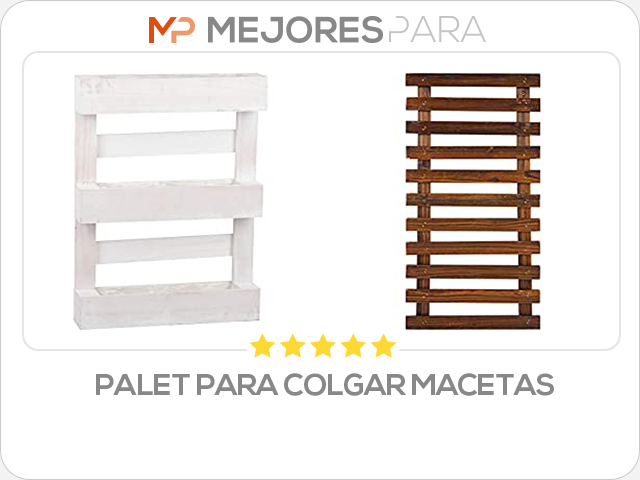 palet para colgar macetas