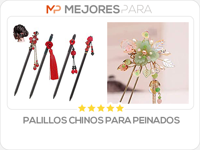 palillos chinos para peinados