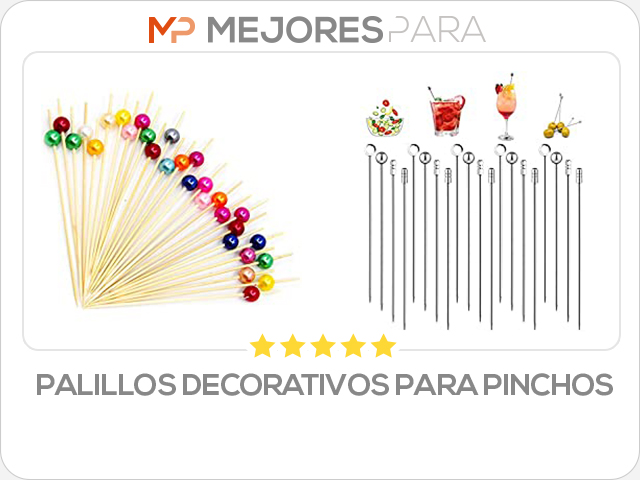 palillos decorativos para pinchos