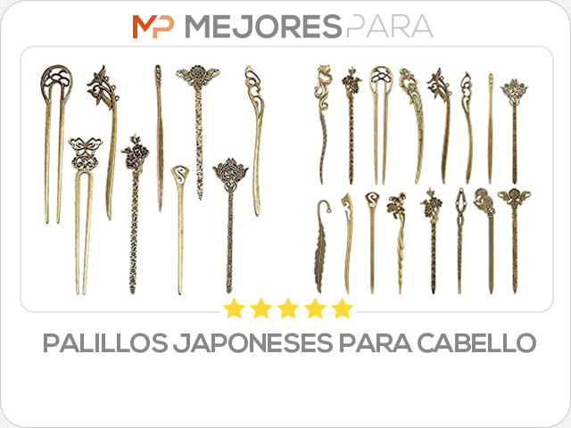 palillos japoneses para cabello