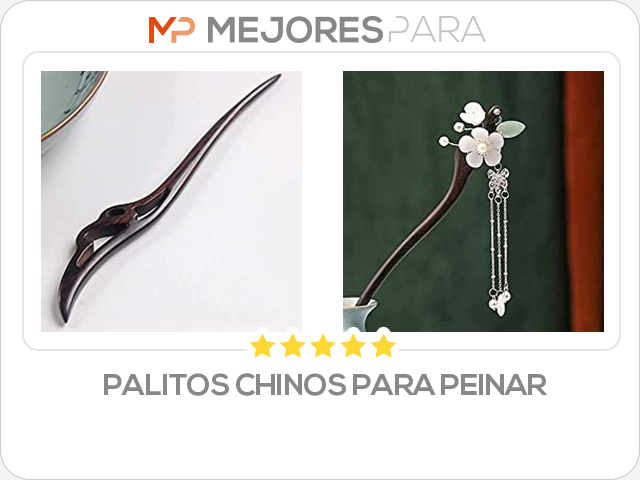 palitos chinos para peinar