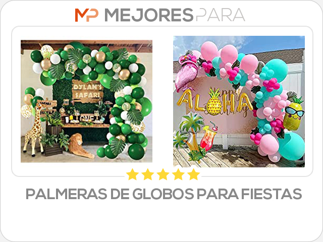 palmeras de globos para fiestas