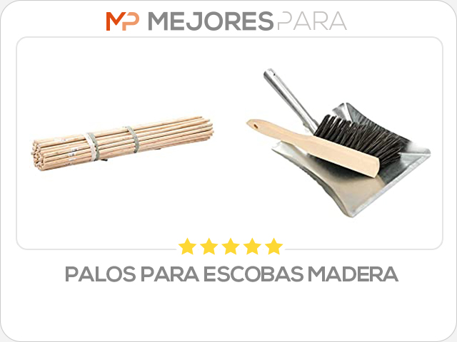 palos para escobas madera