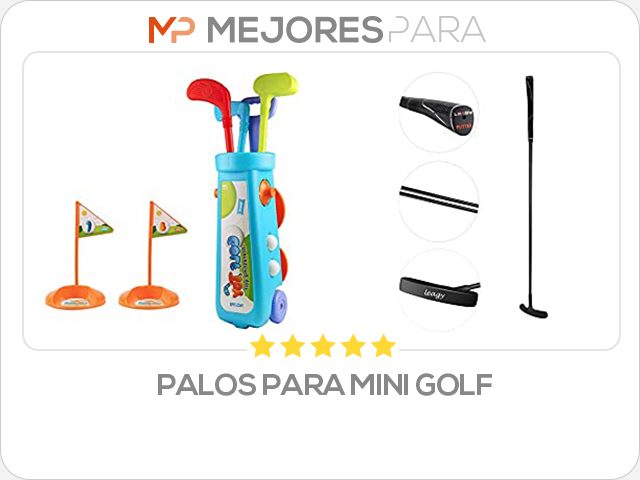 palos para mini golf