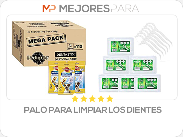 palo para limpiar los dientes