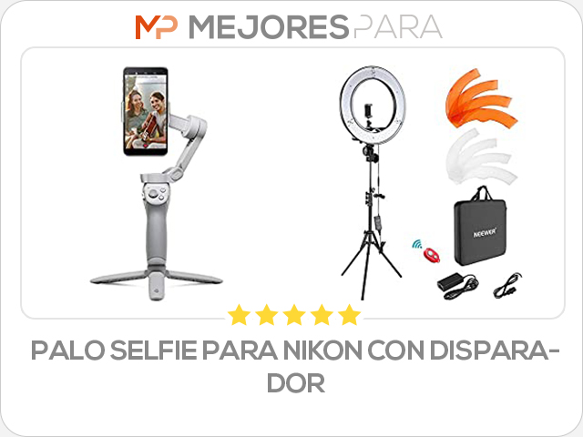 palo selfie para nikon con disparador