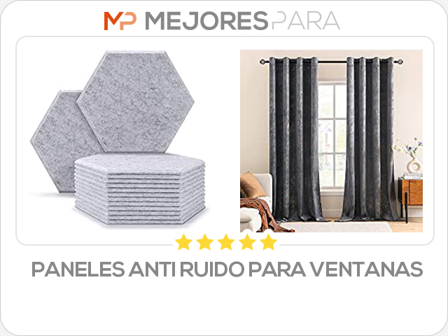 paneles anti ruido para ventanas