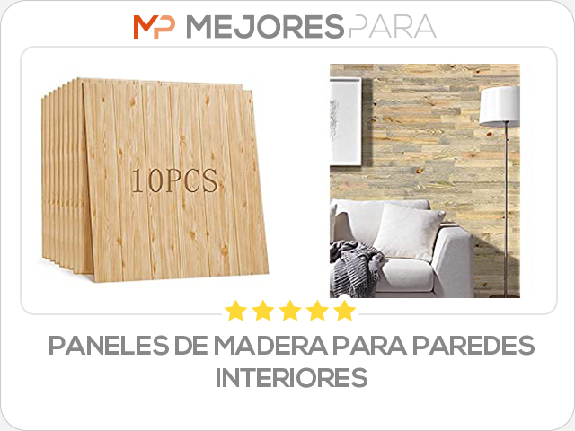 paneles de madera para paredes interiores