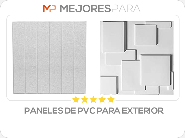 paneles de pvc para exterior